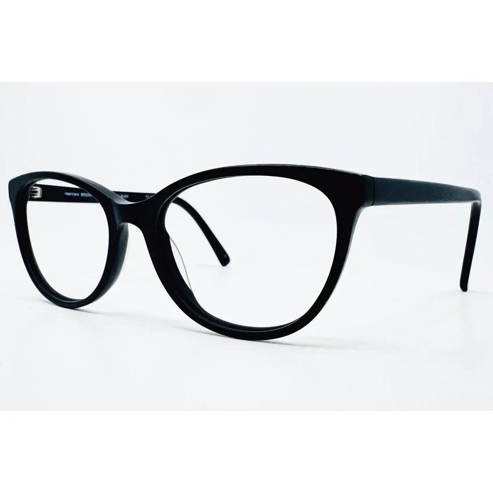 Heartland Brooke Eyeglass Frames Women Matte Black Cat Eye 53-17-140